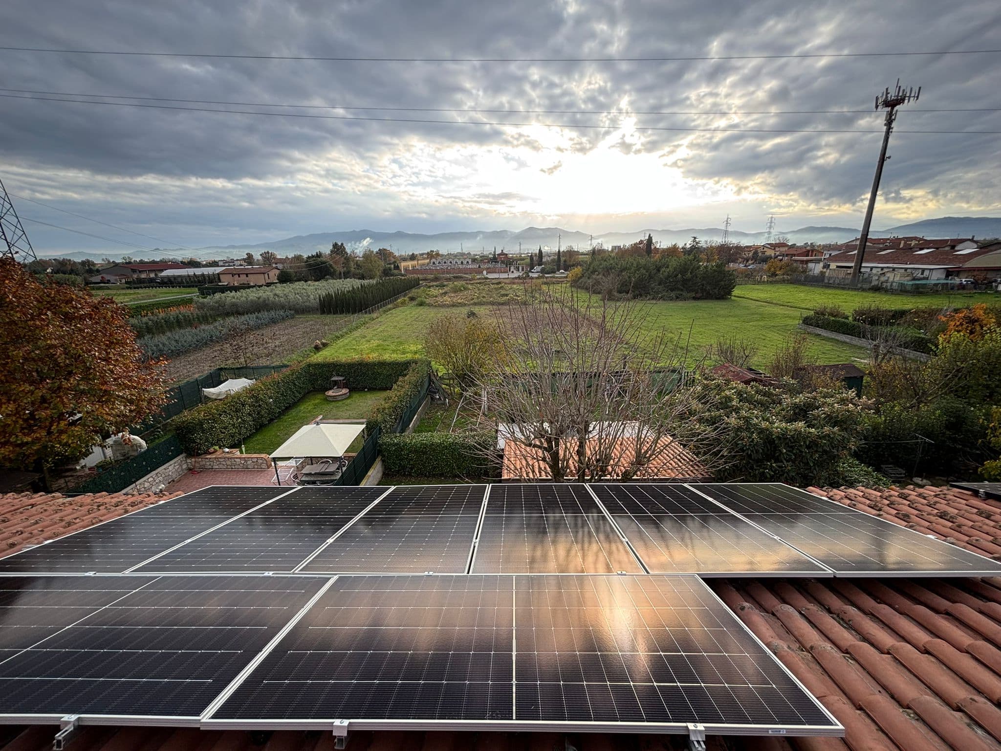 Impianto fotovoltaico a Pistoia